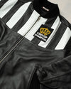 Troop Champion Leather Jacket Black/White