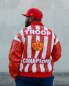 Troop Champion Leather Jacket Red/White