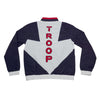 TROOP Arrow Track Pullover Jacket Navy/White